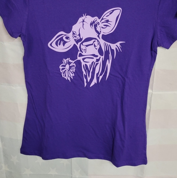La Ti Da Handmade Creations XL Purple Cow - Picture 3 of 3